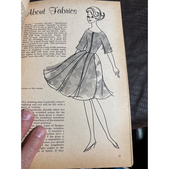 Todays Woman Sewing Simplified Book 1960s Vintage Dressmaking Guide Sewing Tips - Picture 8 of 12